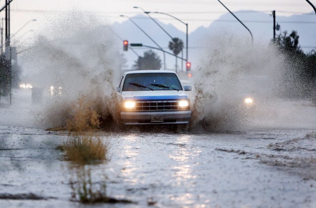 Monsoon causes problems on Tucson streets